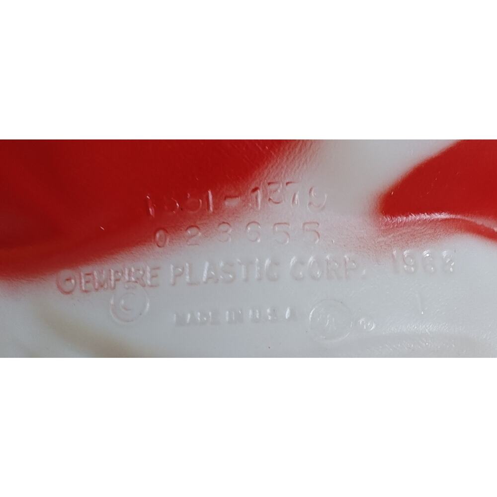 EMPIRE PLASTIC CORP Vintage 13" Santa Claus Blow Mold Lighted 1968 w/Cord Works - Picture 8 of 11